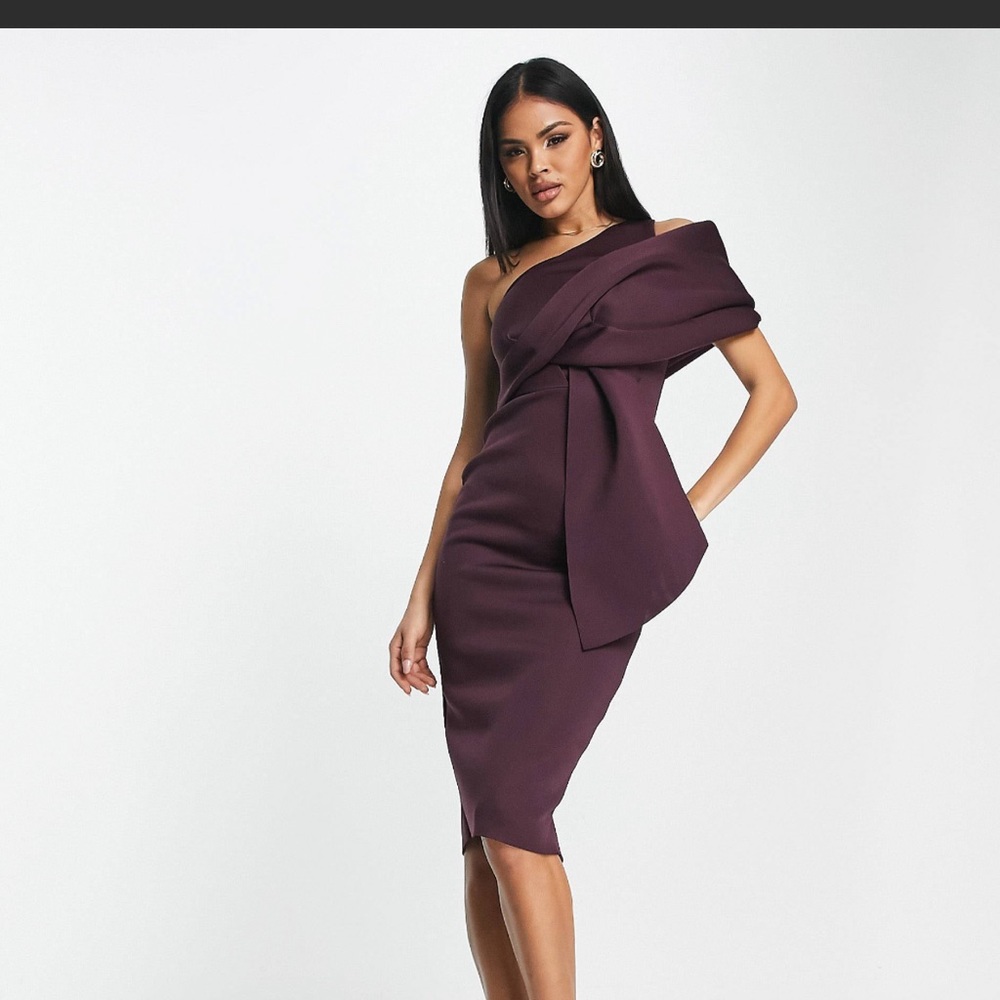 Asos design purple dress